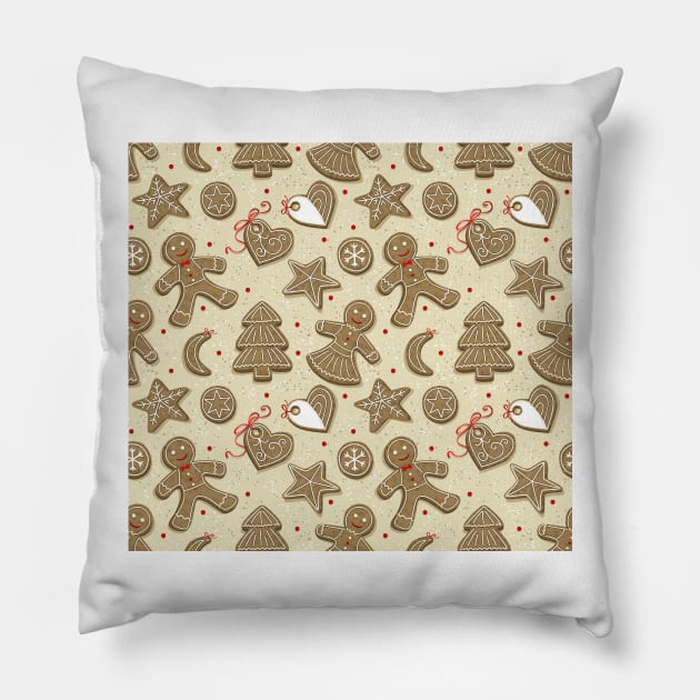 Christmas cookies Pillow by katerinamk