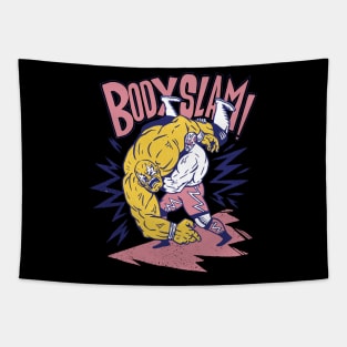 Bodyslam Wrestling Tapestry