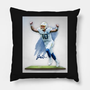 Justin Herbert Los Angeles Sports Art Pillow