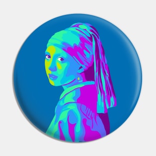 Girl With A Pearl Earring Pin