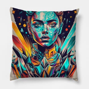 Elemental Crystal Golem Princess Pillow