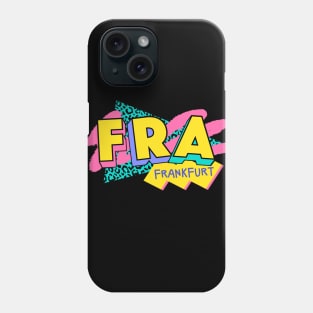 Frankfurt, Germany Retro 90s Logo Phone Case