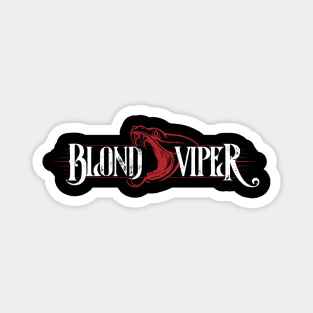 Blond Viper Logo White Magnet