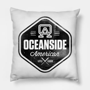 OALL HEX Black Distressed Pillow