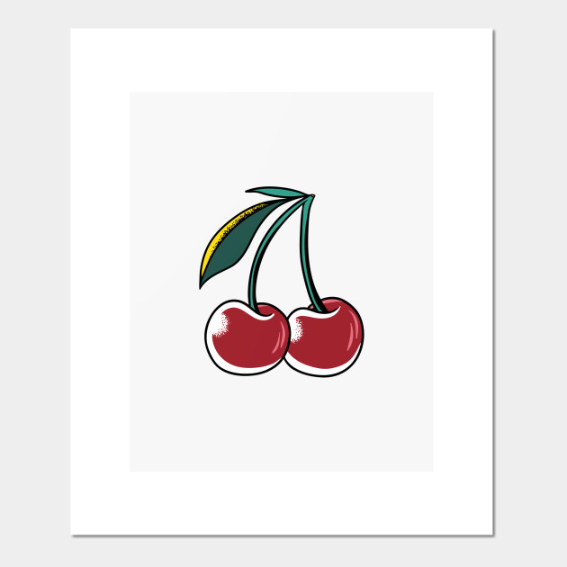 Red Cherries Red Cherry Posters And Art Prints Teepublic Uk