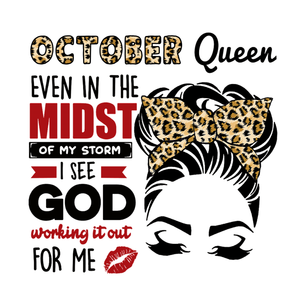 October Queen Even In The Midst Of The Storm by louismcfarland