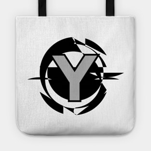 Futuristic Modern Letter Y Tote