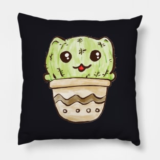 Catcus Cactus Cat Pillow