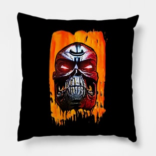 SKULL (ORANGE) Pillow