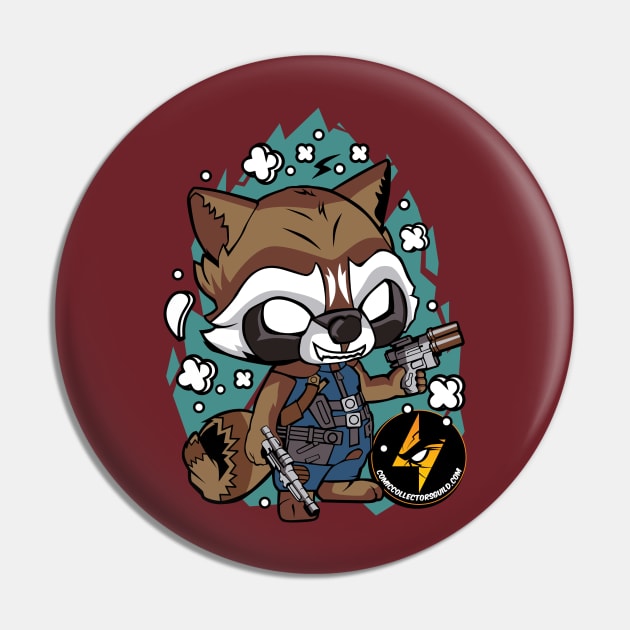 CCG Masked Bandit Pin by Comic Collectors Guild 