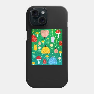 Colorful bugs and moths Phone Case