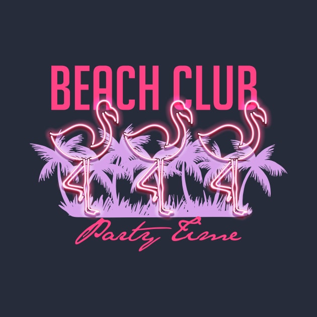 Beach Club Party Time by luckydream