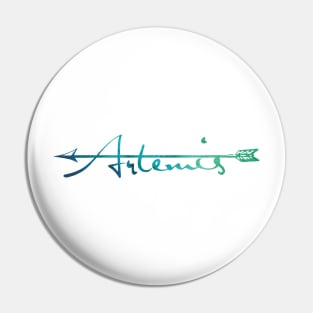 Artemis Logo Pin