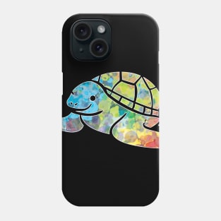 Cool turtle sea mandala t-shirt Phone Case