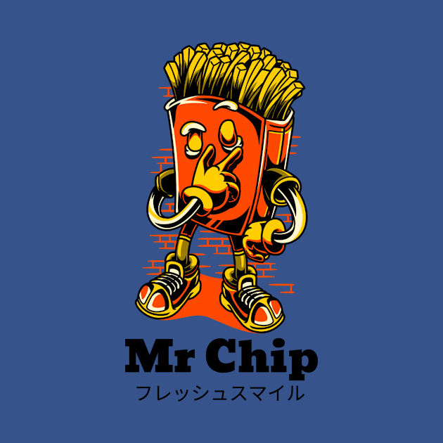 Mr Chip Food Meme Character by BradleyHeal