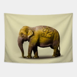 Racing Elephant Tapestry