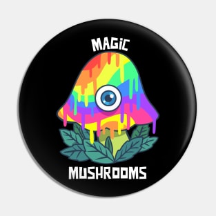 Magic Mushrooms / Magic Roots / Psychedelic Pin