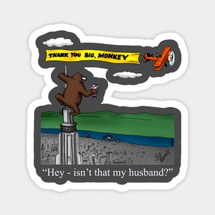 Funny Spectickles King Kong Marriage Humor Magnet