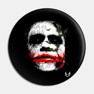 Joker Big Face Pin