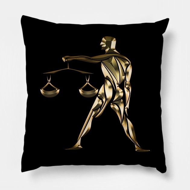 Libra NEW Gold Edition Pillow by INDONESIA68