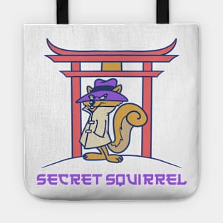 Secret Squirrel Retro Japanese Tote