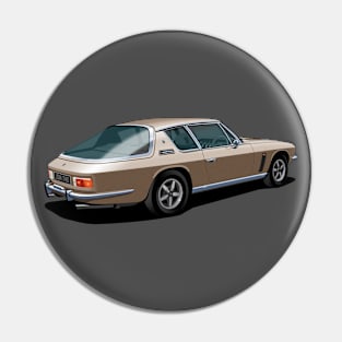 Jensen Interceptor III in bronze Pin