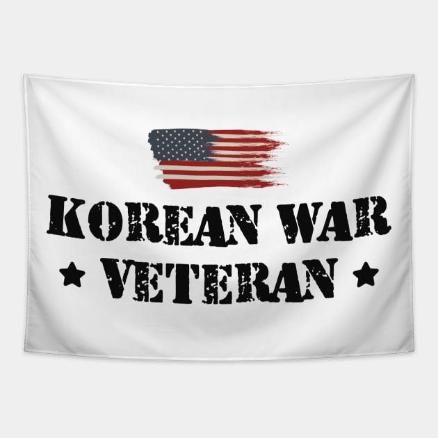 Korean War Veteran Tapestry by KC Happy Shop