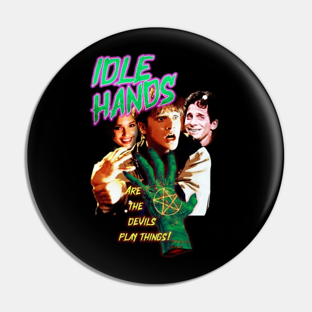 Genesis Streetwear - Idle Hands Pin by retromegahero