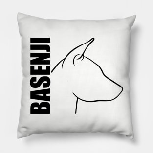 Proud Basenji profile dog lover Pillow