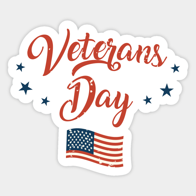 Veterans Day' Sticker