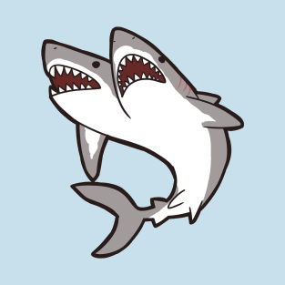 2-Headed Shark T-Shirt