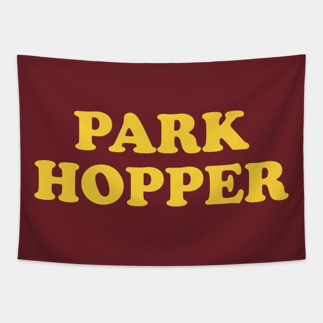 Park Hopper (Yellow) Tapestry by Dbobrowicz