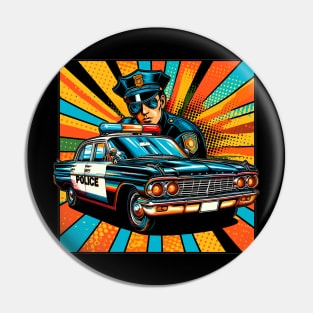 Police Car Pin