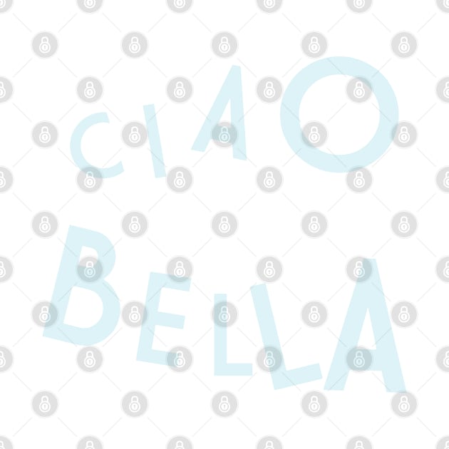 Ciao Bella - funky font on dark backgrounds by LA Hatfield