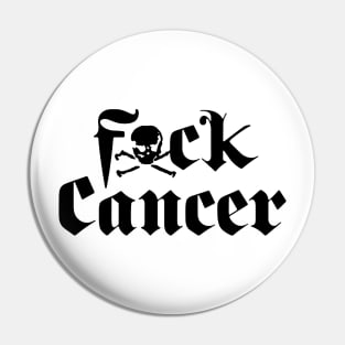 F*ck Cancer Merch F*ck Cancer Logo Pin