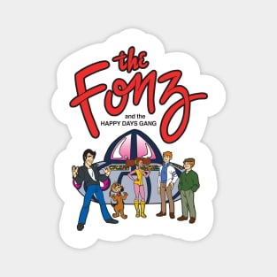 The Fonz Cartoon Magnet