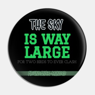 The sky is way large Pin