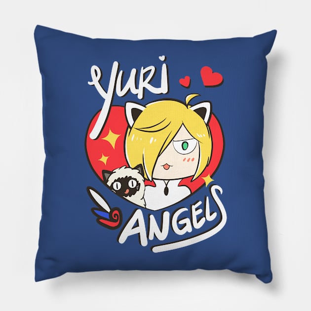 Yuri Angels Pillow by Astrayeah