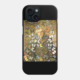 Jean Auguste Dominique Ingres with Butterflies Phone Case