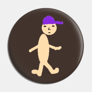 Mr. Purple Hat Pin