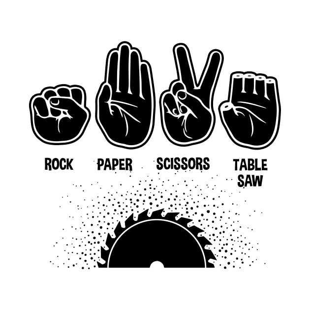 Rock Paper Scissors Table Saw by kbilltv