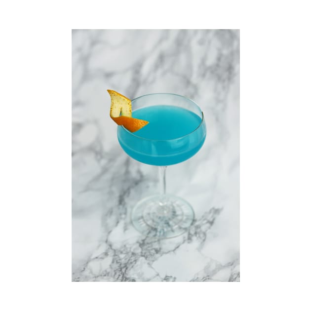 Blue Cocktail, Marble Kitchen by NewburyBoutique