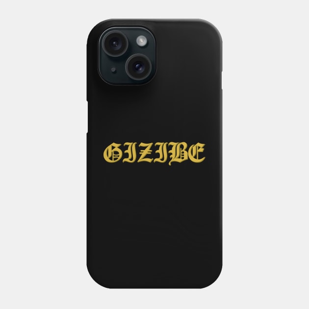 Gizibe Metallic Gold Phone Case by inotyler