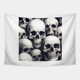 Halloween Decorations 23 - Skulls Tapestry