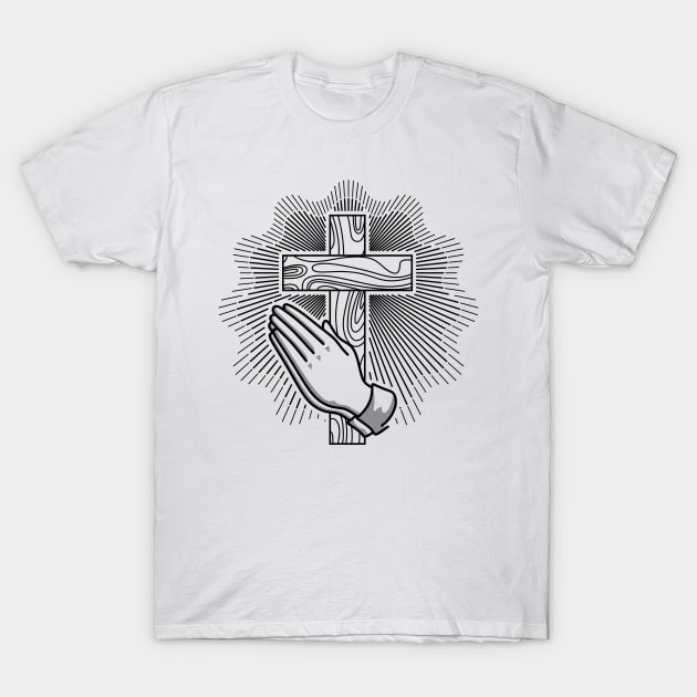 Cross On Hand T-shirt Cross On Hand T-shirt