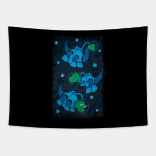 Space Dinosaurs Tapestry