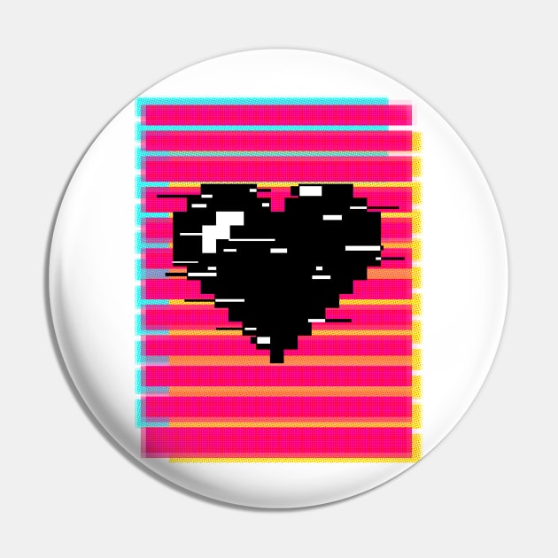 Glitched Pin by Nicole Does Art