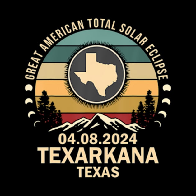 Texarkana Texas Total Solar Eclipse 2024 by Diana-Arts-C