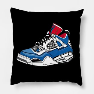 AJ IV - Sketch ! HOT WEAR !!! Blues !!! Pillow