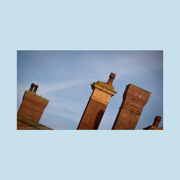 Chimneys of Kettering Station in colour from Kettrin'Kollection by bywhacky